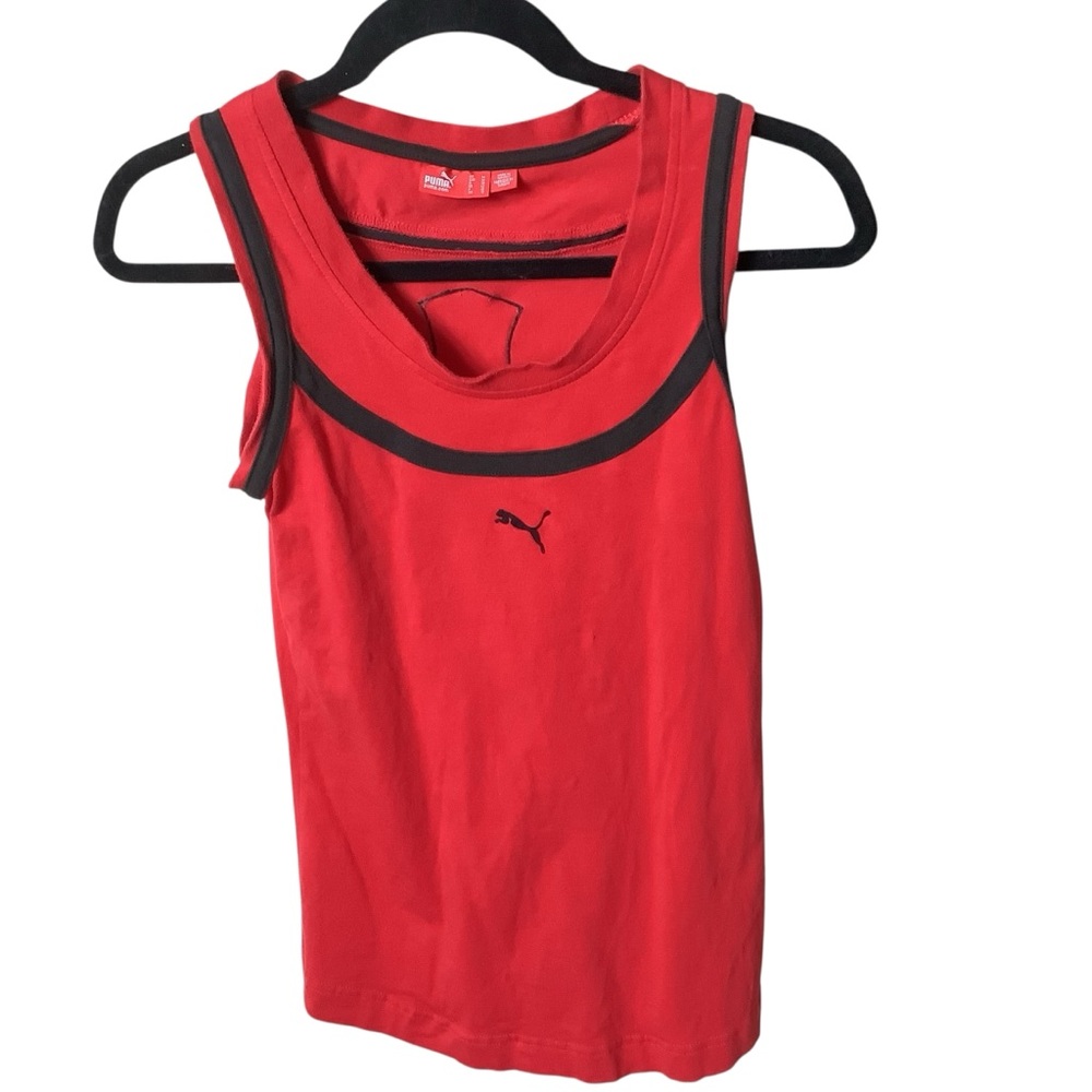 Medium Red Puma Tank Top
